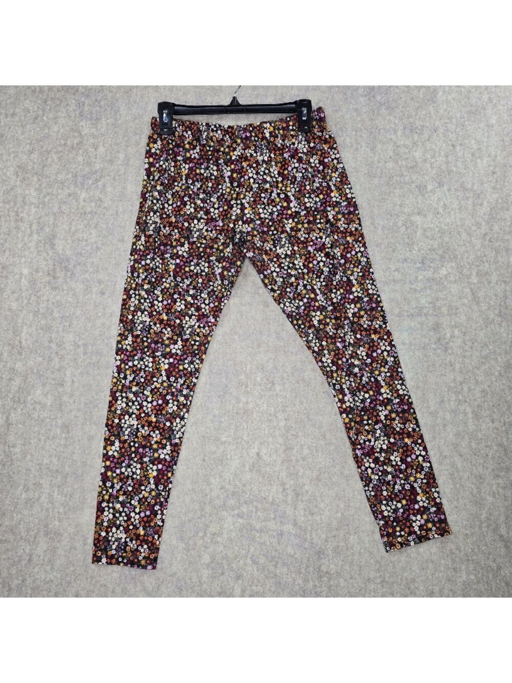 No Boundaries Girls Leggings Multicolor Floral Size L/G 11-13 Stretch
